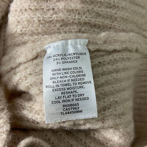 NWT LEITH‎ Tan Memoir V Neck Sweater (XS) - Picture 7 of 8